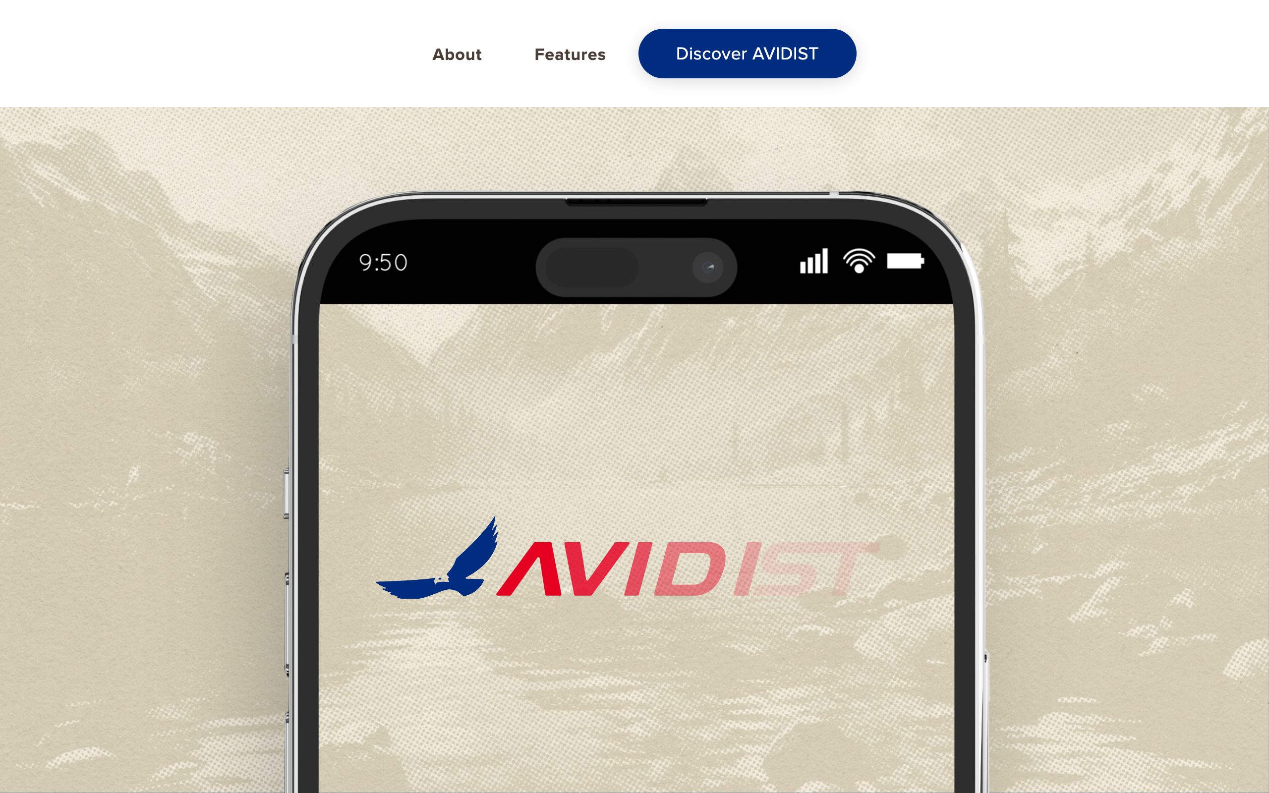 Avidist homepage