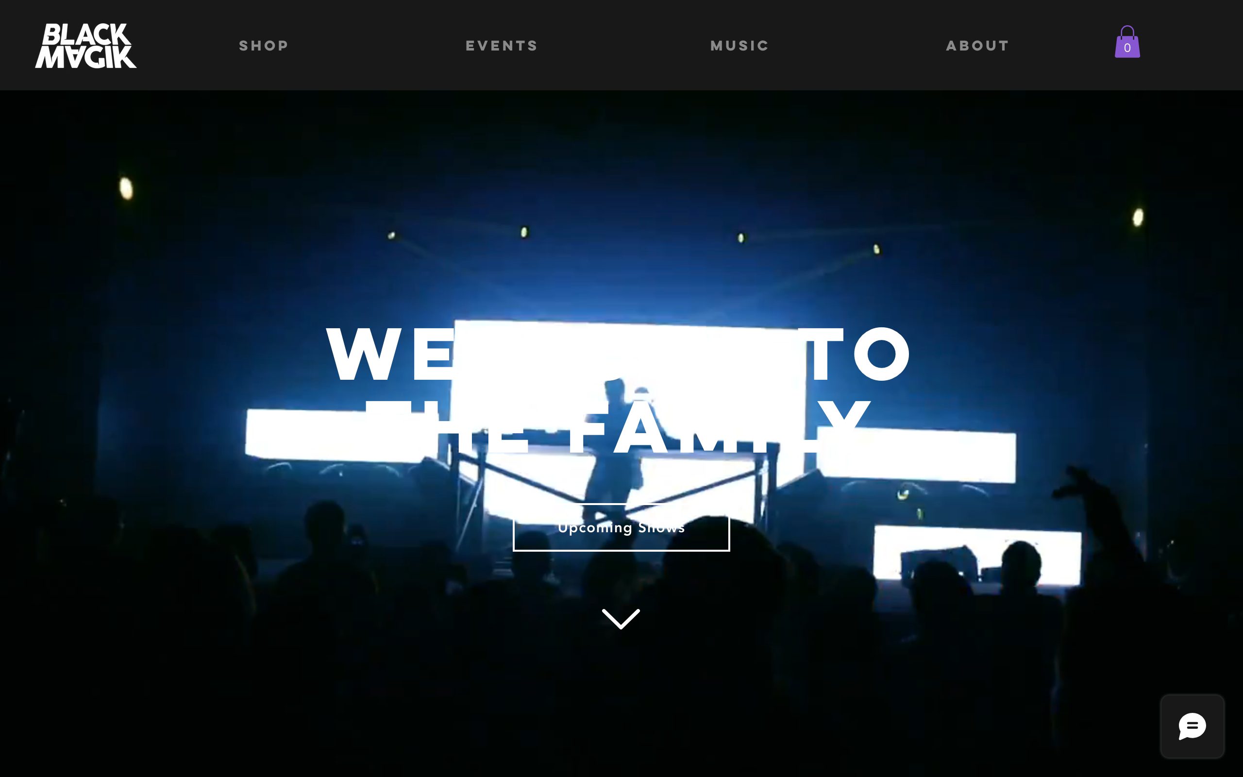 Black Magik Presents homepage