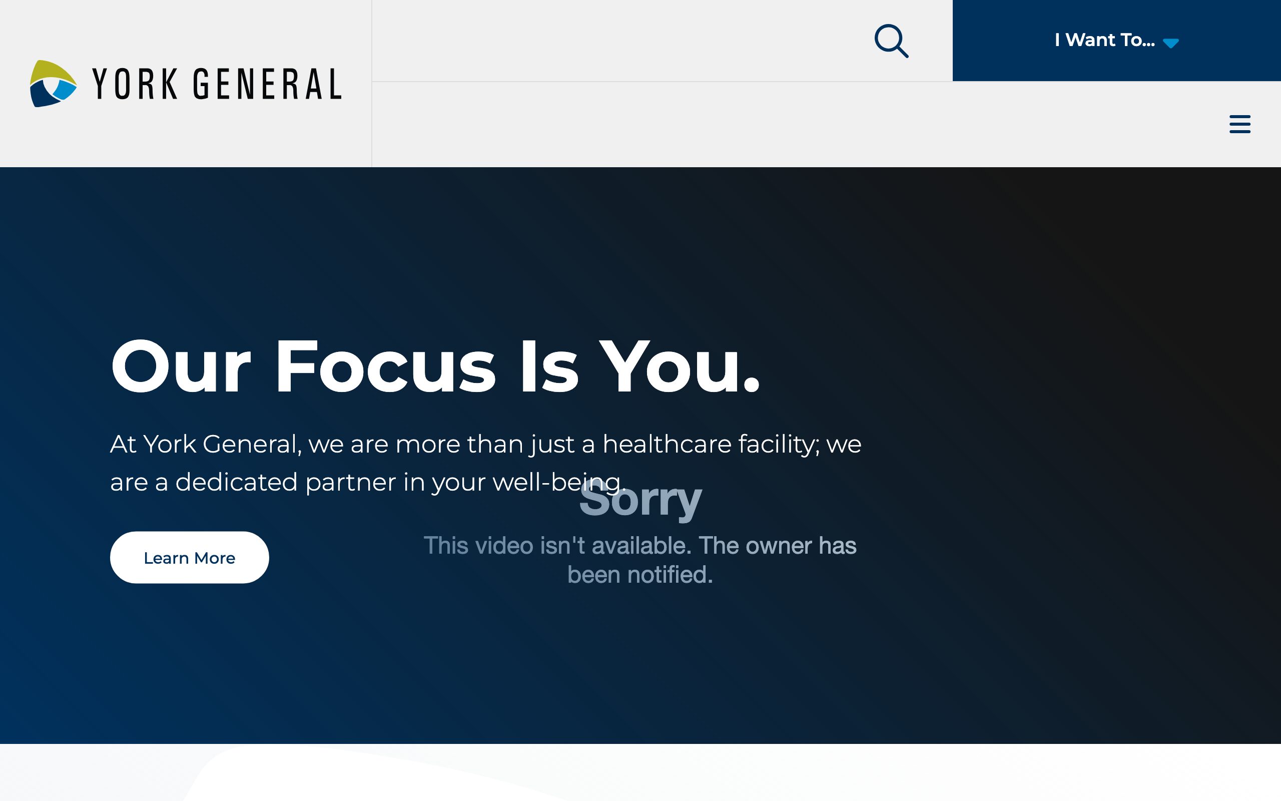 York General homepage